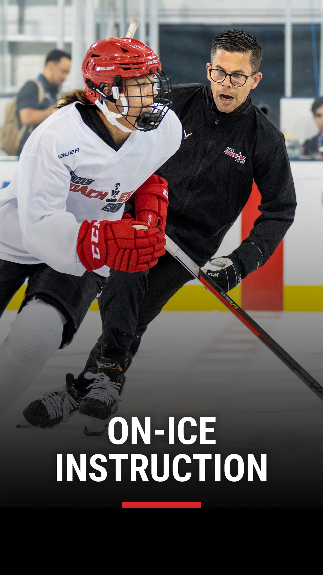 On-Ice Drill Instruction - The Coaches Site